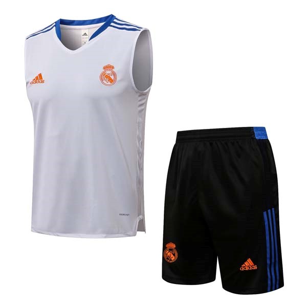 Trikot Real Madrid Ärmellos 2022 Weiß Schwarz